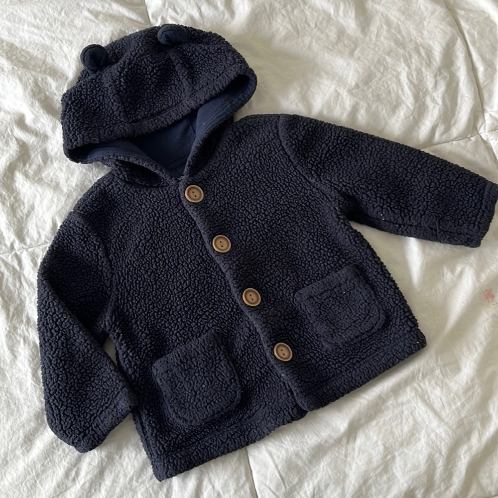 Baby Gap Hooded Sherpa Jacket